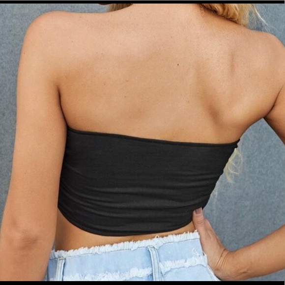 Black tube top - Picture 3 of 3
